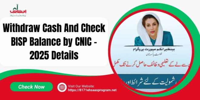 BISP balance check