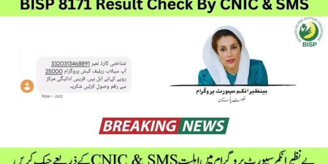 BISP 25000 Online Check with CNIC 2025
