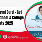 Student showing 8171 Ehsaas Taleemi Card 2025 after successful registration in Pakistan