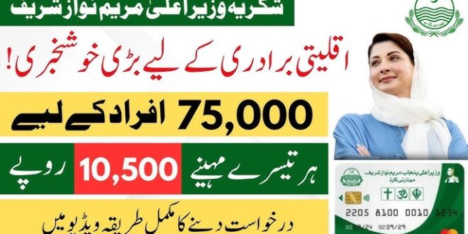 Minority Card Scheme 2025 official card for financial assistance to minority families in Punjab